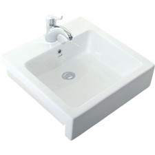 Creavit TP250 Setüstü Çıkmalı Kare Lavabo